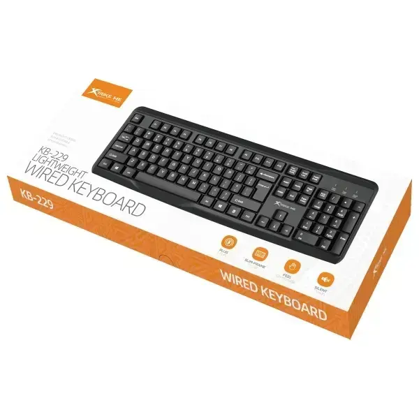Computer keyboard XTRIKE ME KB-229  EN black Foto 4