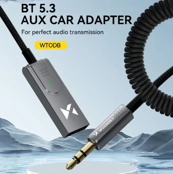 Wozinsky WTODB Bluetooth 5.3 audio adapter | AUX audio receiver Photo 5