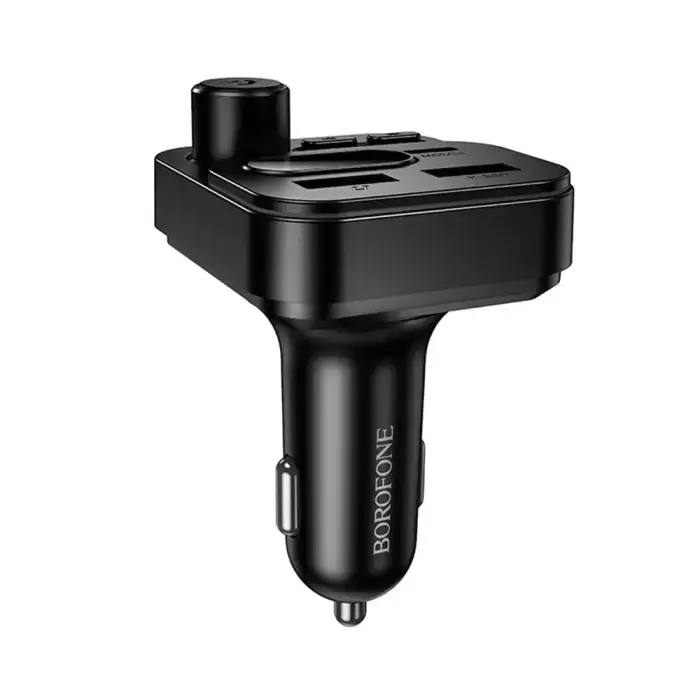 Borofone Transmitter FM BC61 Ocean MP3, Bluetooth - 2xUSB + Type C - PD 45W black Фото 4