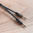 Wozinsky universal mini jack cable 2x AUX cable 3 m black Photo 11