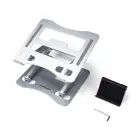 Wozinsky WRS-CPY75DSS Aluminum Laptop and Tablet Stand + Free Smartphone Stand - Silver Photo 8