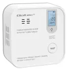 Qoltec Certified wireless Carbon monoxide (CO) sensor with battery | sensor service life 10 years | alarm 85dB | LED Foto 1