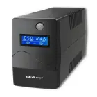 Qoltec Uninterruptible Power Supply UPS Line Interactive | Monolith| 850VA | 480W | LCD | USB | RJ45 Фото 1