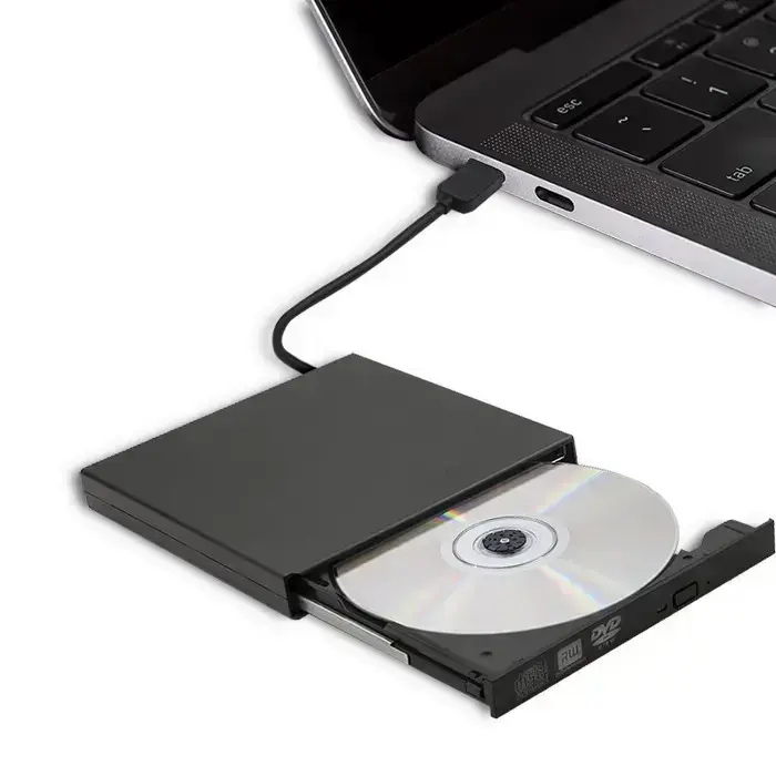 Qoltec External DVD-RW recorder |USB 2:0|Black Фото 4