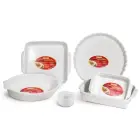 Oven dish oval Ceramica 22 x 14 x 5 cm Photo 2
