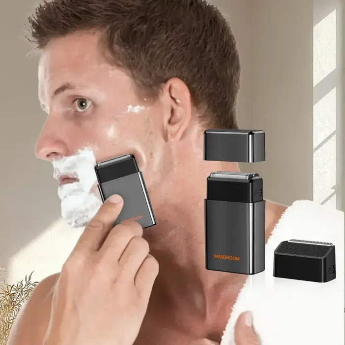 MAXGROOM M-5580 2-in-1 Electric Shaver - Black Foto 3