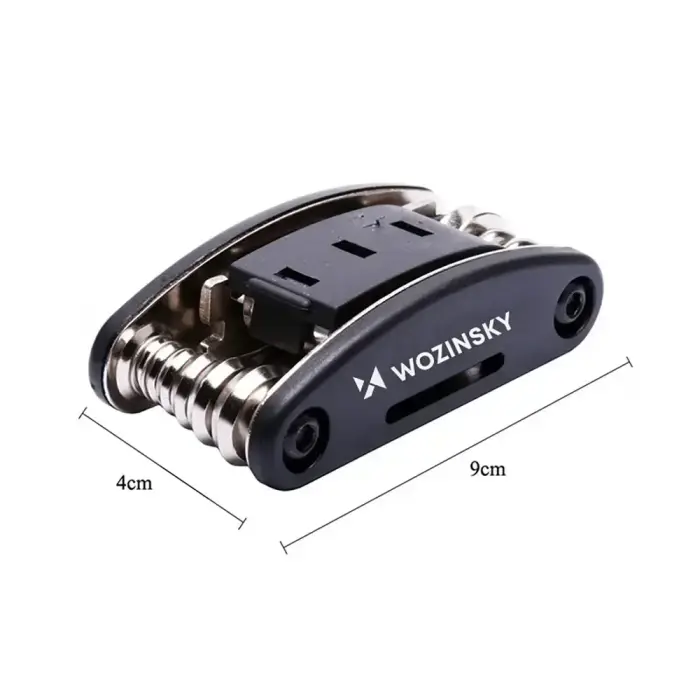 Wozinsky WWZ-01N 16-in-1 Multifunctional Bicycle Repair Tool Set - Black Foto 2