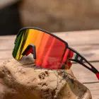 Rockbros Kids Cycling Glasses, Polarized, UV Protection, Black Foto 6