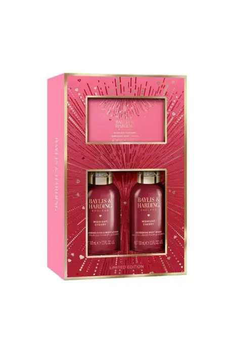 Debenhams Midnight Cherry Make Me Sparkle Bathing Gift Set Photo 4