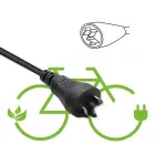 Qoltec Fast Charger for e-bike Bosch 36V | 42V | 2A | Bosch plug | water resistant + power cable Foto 9