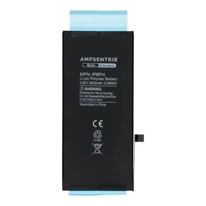  AmpSentrix Basic battery for iPhone 8 Plus (high capacity 3400 mAh) Фото 2