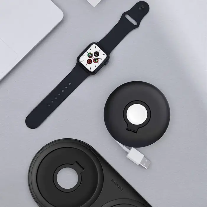 Organizators | AppleWatch lādētāja turētājs (melns) Foto 9