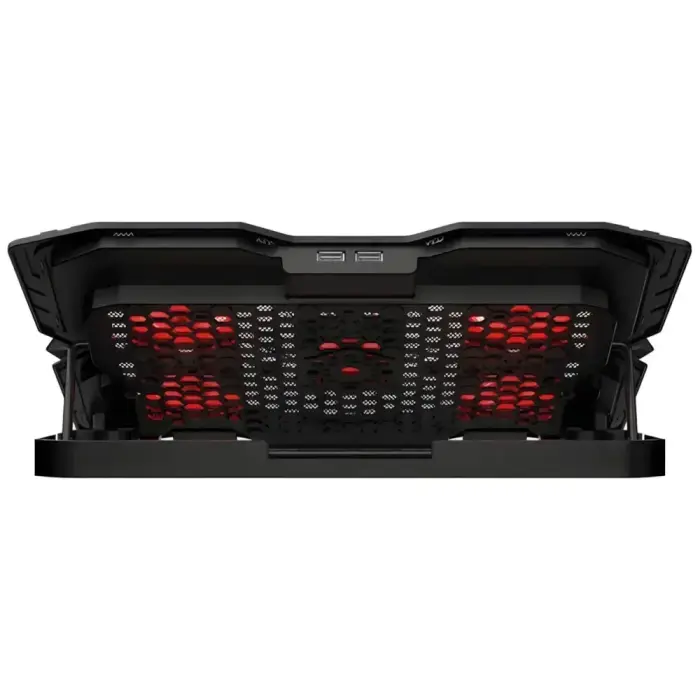 XTRIKE ME Laptop Cooling Pad with Built-in Phone Holder FN-813 Black Photo 3