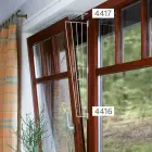 Aizsardzības restes logiem, augšējai daļai - Trixie Protective grille for windows, 65 × 16 cm, 1 gab Foto 2