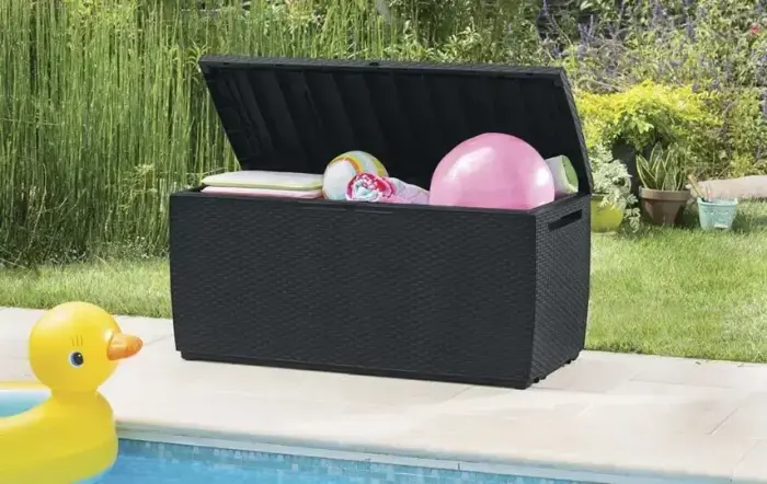 Uzglabāšanas kaste Capri Storage Box 305L brūna Foto 3