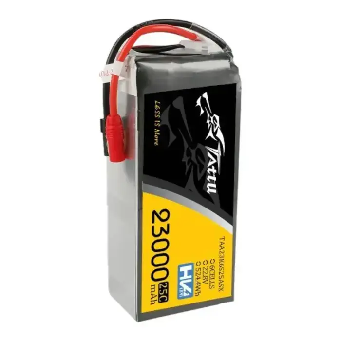 Tattu 23000mAh 22.8V 25C 6S1P Lipo Battery Pack With XT150+AS150 Фото 4