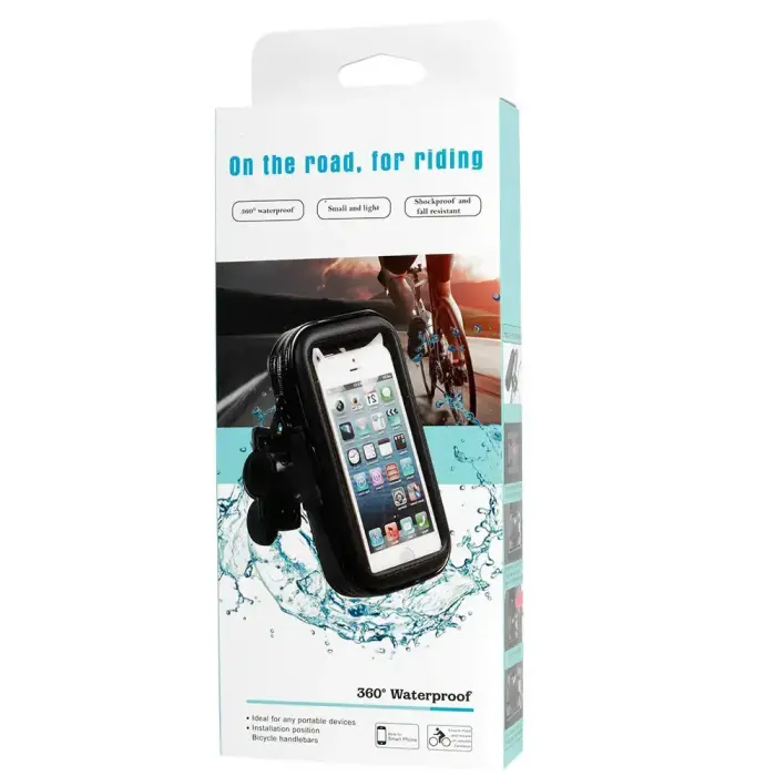 Bike Holder (Waterproof) - SIZE 02 (internal dimensions: 7x13.5cm) Iphone 7/8/SE/12 mini/13 mini Photo 3