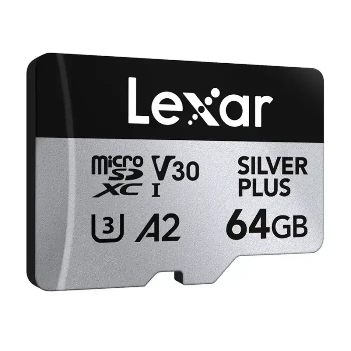 Karta pamięci Lexar High-Performance Silver Plus microSDXC 64GB + adapter Фото 3
