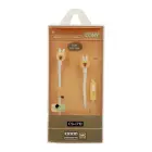 Earphones CASNI - CS-178 with microphone Yellow Photo 1