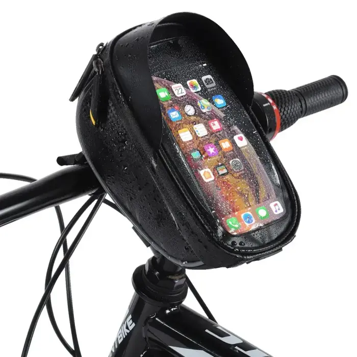 Wozinsky Bike Handlebar Bag with Phone Case 1L Black (WBB16BK) Photo 7