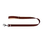 WAUDOG natural leather dog leash 14 mm wide, 122 cm long brown Фото 2