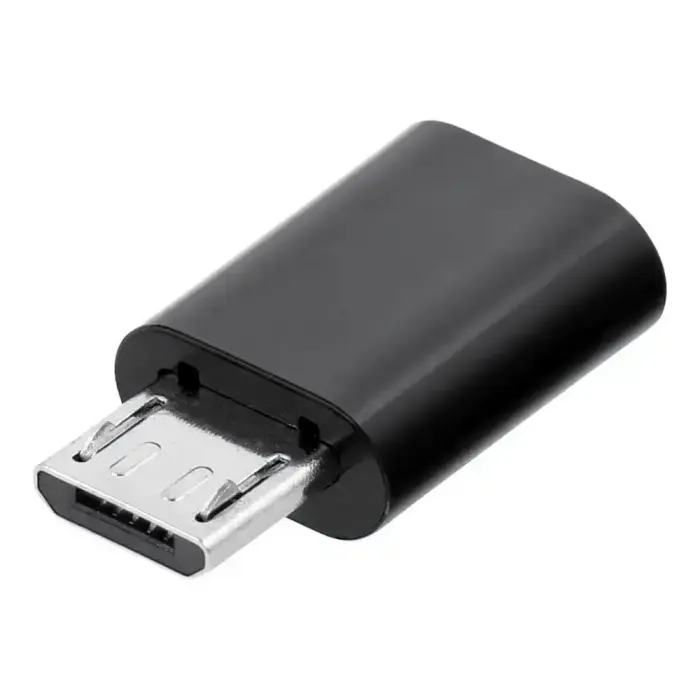 Adapter Type C to Micro USB Blue Star - black Photo 4