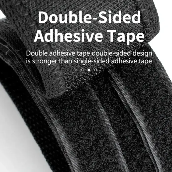 Rockbros GZT1001BK Bicycle Pedal Straps 2 pcs - Black Photo 5
