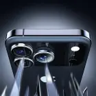 Rock Tempered glass Pure Series Camera Lens on camera for Iphone 17 Pro/17 Pro Max (lens 3 pieces) blue Foto 5