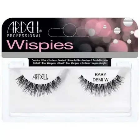 Ardell Wispies False Lashes Baby Demi Black 1 Pair Фото 1