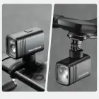 Rockbros M6 1000 lm front rechargeable bike light 2800 mAh - black Foto 2