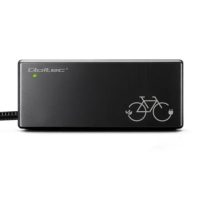 Qoltec Fast Charger for e-bike 36V | 42V | 2A | Bosch 3Pin plug +power cable Foto 3
