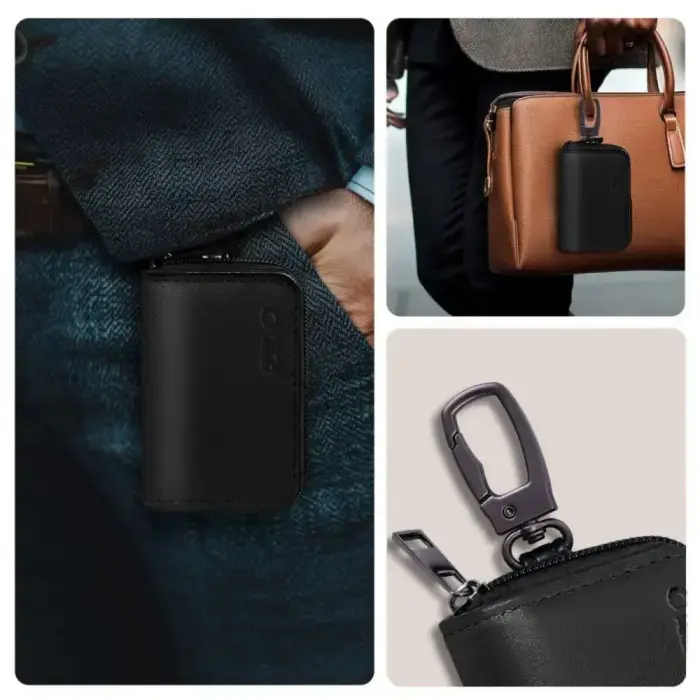 KLATKA FARADAYA TECH-PROTECT KLR300 POUCH KEYLESS RFID SIGNAL BLOCKER CASE BLACK/BLACK Photo 6