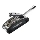 Wozinsky WWZ-01N 16-in-1 Multifunctional Bicycle Repair Tool Set - Black Foto 3