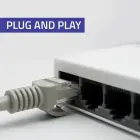 Qoltec Network SWITCH | 8 x RJ45 port | 100Mbps | Fast Ethernet | LAN Photo 6