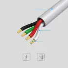 Remax Suji RC-134i datu pārraides un uzlādes vads | USB-A uz Lightning | 10W | 1m | melns Foto 5