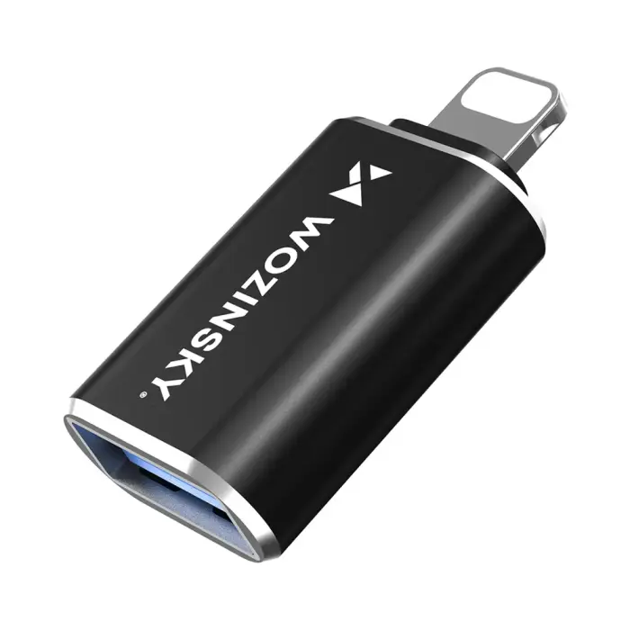Wozinsky WALA-01 Lightning to USB-A OTG Adapter - Black Фото 4
