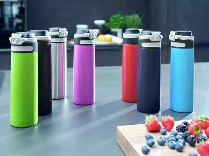 LEIFHEIT Termokrūze Flip 600ml sudraba krāsā Foto 2