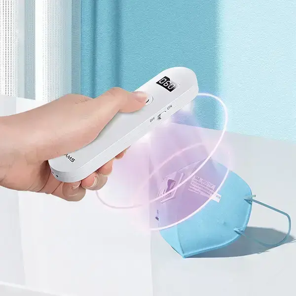 USAMS Mini UV-C Disinfecting Lamp Handheld Sterilizer white ZB159XDD01 (US-ZB159) Photo 7