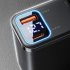 Orico Twin Reach 45W USB-A + USB-C Car Charger with Two Retractable USB-C Cables - Black Foto 9