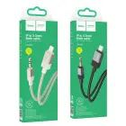 Cable AUX Jack 3,5 mm (male) to Lightning (male) Hoco 1 m UPA32A gold Photo 5