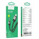 Cable AUX Jack 3,5 mm (male) to Lightning (male) Hoco 1 m UPA32A black Photo 6