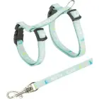 Krūšu siksna ar pavadu kaķiem - Trixie Kitten harness with lead, nylon, 21–33 cm/8 mm, 1.20 m Foto 3