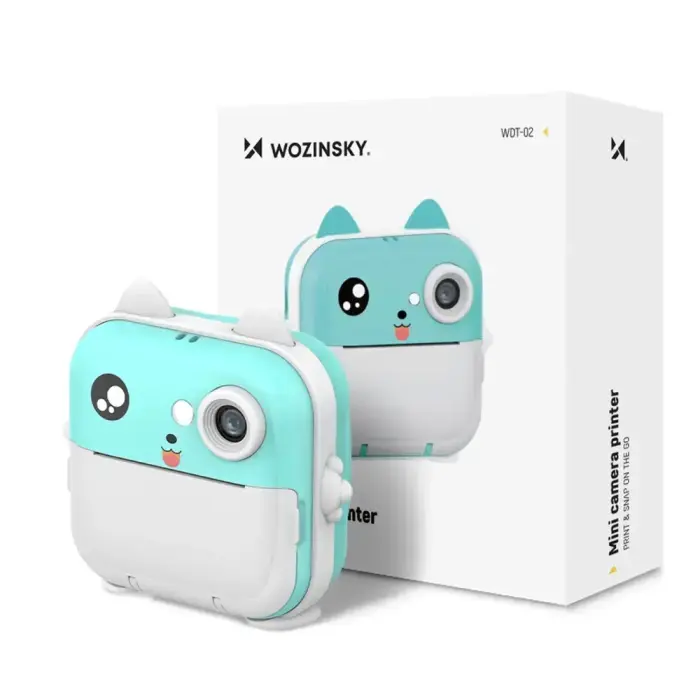 Wozinsky WDT-02 Thermal Printer Camera for Kids - Blue Photo 4
