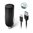 Зарядка для автомобиля Forever M02 | 5W | USB-A, Lightning | с кабелем Lightning в комплекте | черная Фото 1