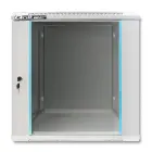 Qoltec RACK Cabinet 19" | 12U | 600 x 635 x 450 | Tempered doors | Hanging | Steel case | Lock | Grey Foto 5