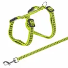 Krūšu siksna ar pavadu kaķiem - Trixie Harness with Lead, Reflecting 22/42cm/10mm, Lead 1.20m Photo 2