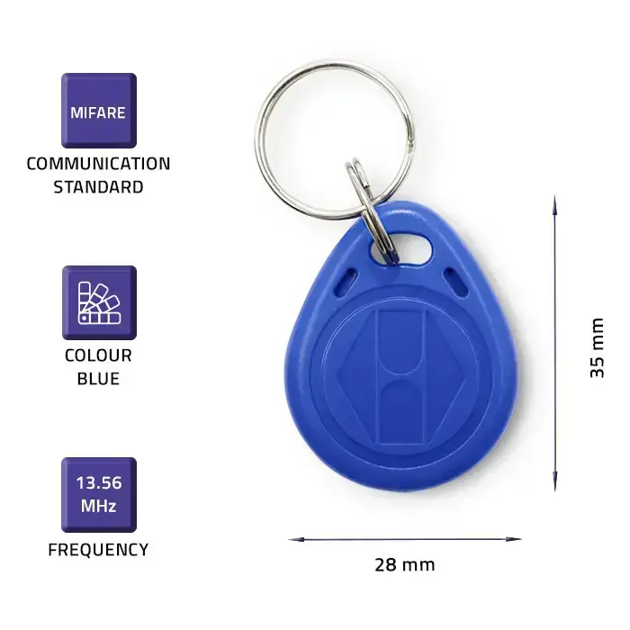 Qoltec Mifare 13.56 MHz proximity tag | 10pcs. Foto 3
