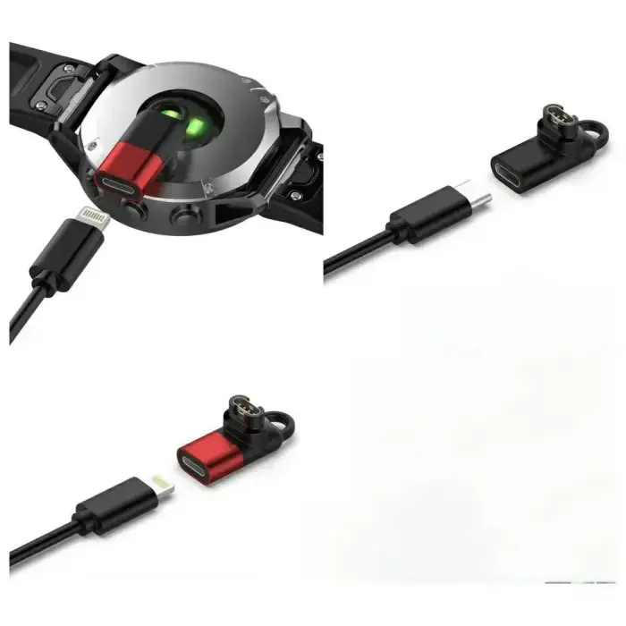 Adapter Lightning MajesticLine for Charging Garmin Watches red Фото 6