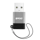 BWOO adapter BZ-38 USB-C - USB gray OTG Фото 4
