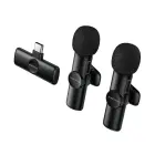 Borofone Lavalier wireless microphone BFK16A Winner Type C black - 2 pieces Photo 3